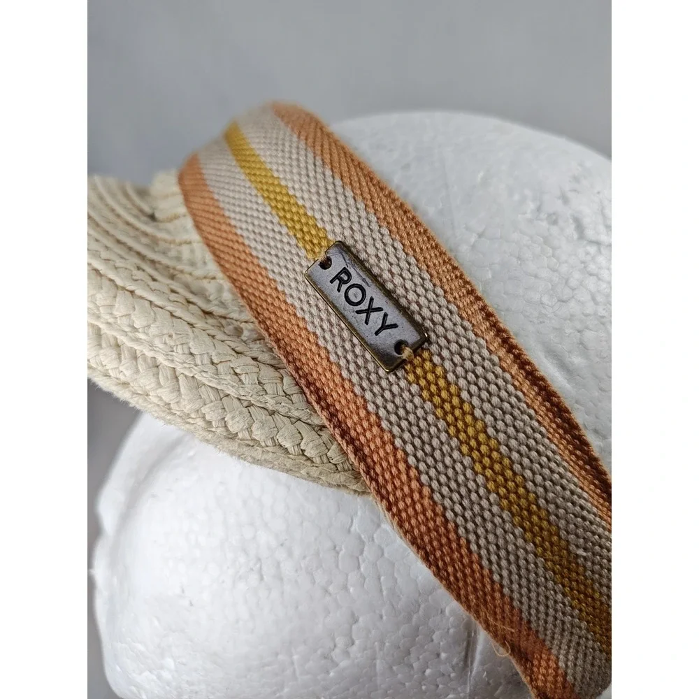 Roxy women's Cloth Sunny Morning Visor OSFM Summer Beach Boho Hat Cap Surf Wear